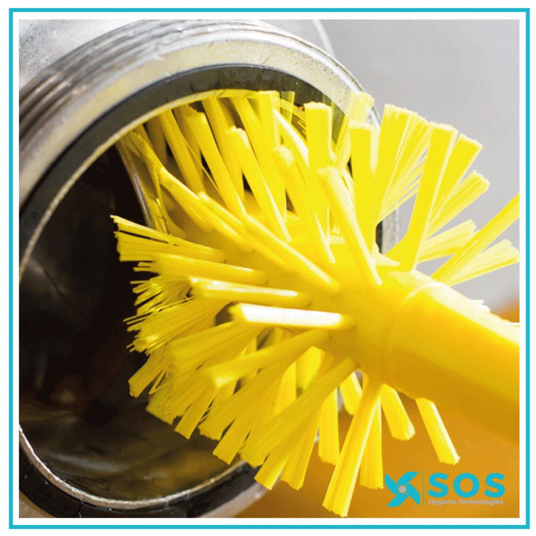 Reduce Biofilms in Drains with the Vikan One-Piece Pipe Brush