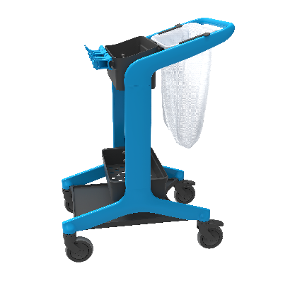 Vikan - 579018 - HyGo Waste Bag Holder Kit, 470mm, Grey