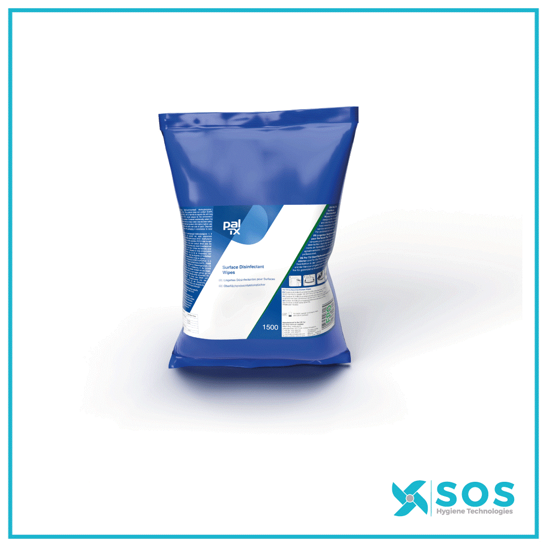 PAL TX - Surface Disinfectant Wipes 1500 wipes refills x2 FOOD SAFE