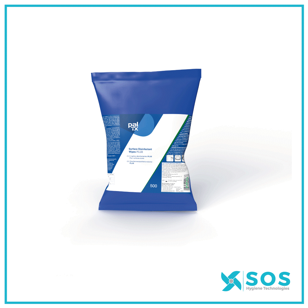 PAL TX SURFACE DISINFECTANT WIPES REFILLS 500 PER REFILL FOOD SAFE