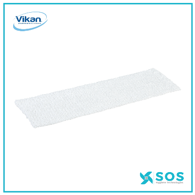 652025 Vikan Single use, disposable microfibre mop, 25 cm, White