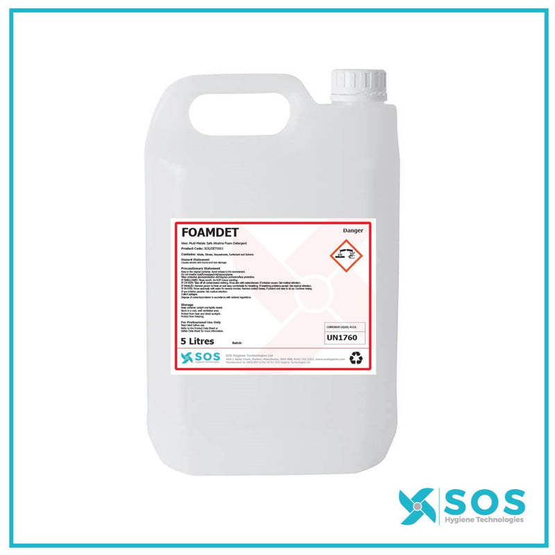 FOAMDET Multi-Metal Safe Detergent 20L for food and beverage
