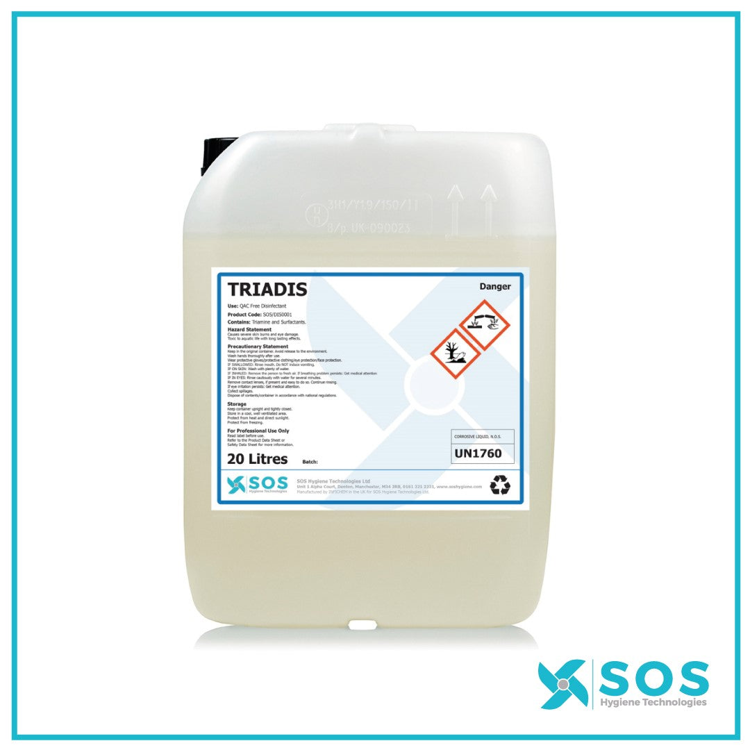 TRIADIS Disinfectant for food and beverage 20L drum