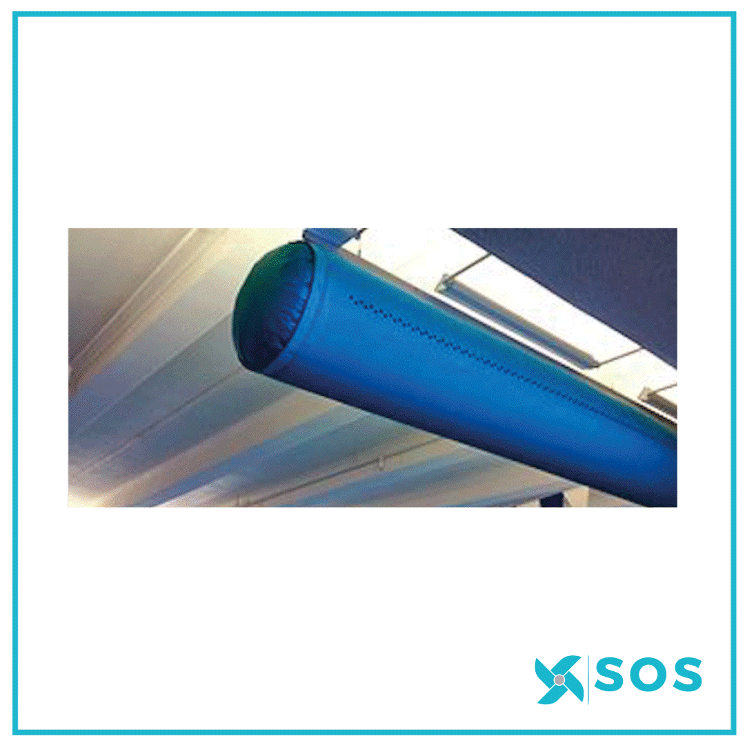 Air Socks for Ventilation in Food Production Halls