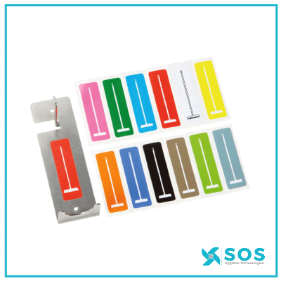 Vikan - 1205 - Shadow Bracket for Handle (2956x/2959x) with Broom/Deck Scrub, H161mm x W50mm