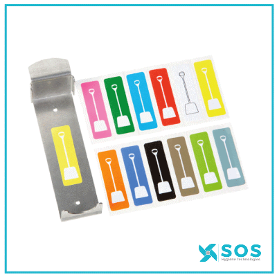 Vikan - 1203 - Shadow Bracket for Shovel (5601x, 5611x, 5623x, 5625x), H161mm x W50mm