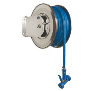 Nita Manual Wind Hose Reels | Hygienic Stainless Steel Industrial Hose Storage