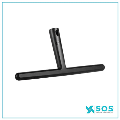 Vikan - 47649 - T-Bar for Wash Fleece, Threaded, 350 mm, Black