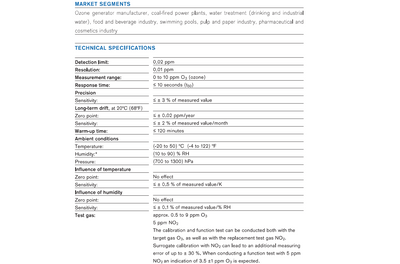 Dräger PAC 8000 Ozone Gas Detector