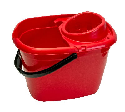 Vikan - MS36 - Plastic Mop Bucket c/w Stainer - 14L