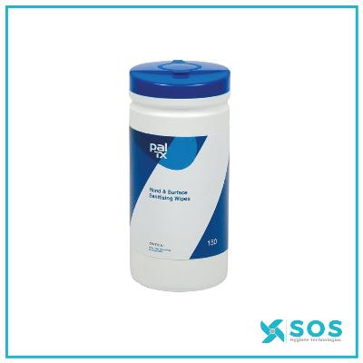 PAL TX - Alcohol Hand Sanitising Wipes – 150 TUB