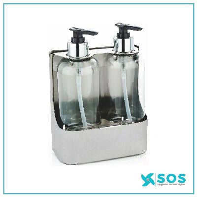 Twin Bottle Holder - PL04MBS - 250ml (Inc.Bottles)