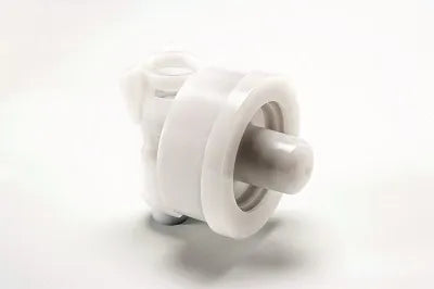 PL20LMWH - Liquid Soap Dispenser, 1 Litre, White Metal