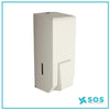 PL20LMWH - Liquid Soap Dispenser, 1 Litre, White Metal