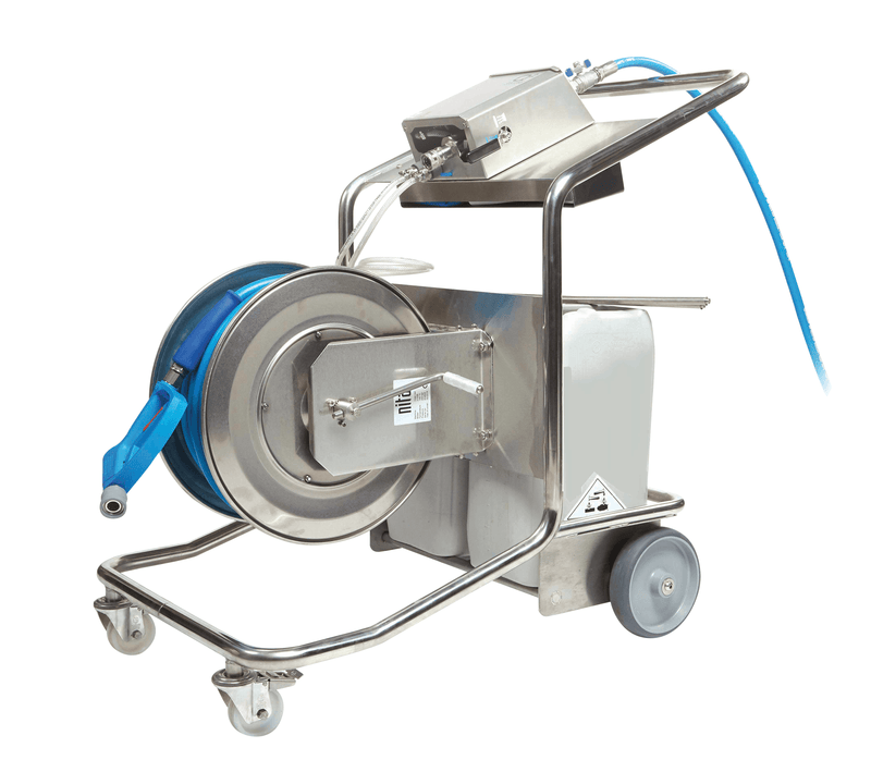 NITA Q2 MOBILE HOSE REEL CHEMCIAL TROLLEY