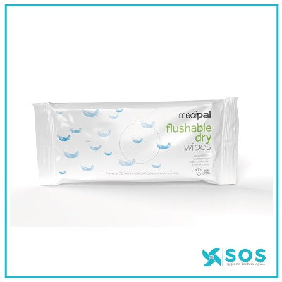 PAL MEDIPAL FLUSHABLE DRY WIPES