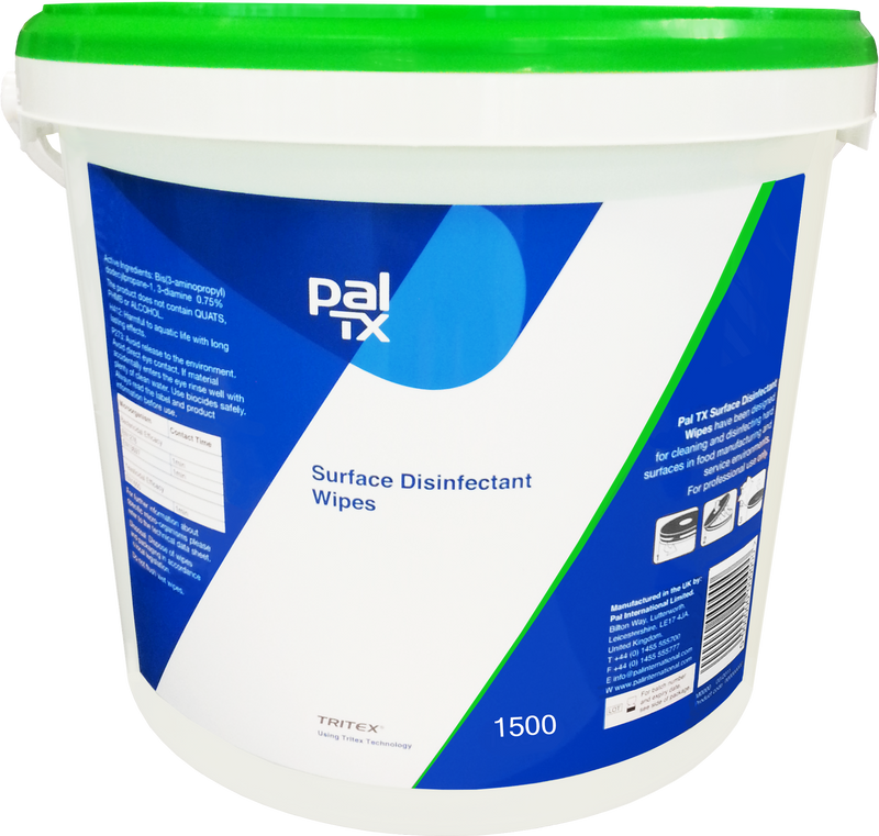 PAL TX - Surface Disinfectant Wipes Range