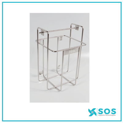 NITA Stainless Steel Lockable Wall Rack - Available in Single or Double