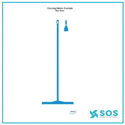 Vikan - 1111 - Shadow Board, Wall Mounted excl. spacers, White background/coloured shadows, H2000mm x W750mm