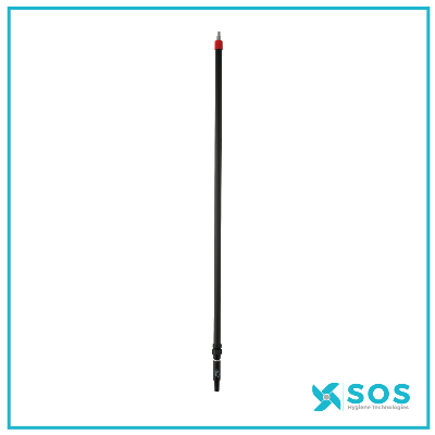 VIKAN - 297352Q - Aluminium Telescopic Water-Fed Handle W/Q Coupling (Q), 1600 - 2780mm, Ø32mm, Black