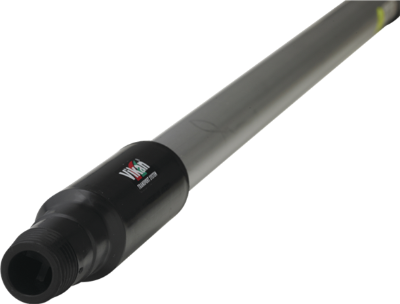 VIKAN - 299152 - Aluminum Handle w/Hose Nozzle, waterfed, Ø31 mm, 1565 mm, Black