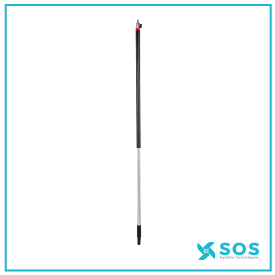 VIKAN - 299552Q - Aluminium Handle, W/Fed, Q-coupling + on/off Water Switch (Q), Ø31mm, 1575mm, Black