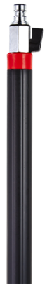 VIKAN - 299552Q - Aluminium Handle, Water-fed, Q-coupling + on/off (Q), Ø31mm, 1575mm, Black