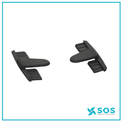 Vikan - 380300 - End Piece for Superior Mop Frame, 90mm, Black