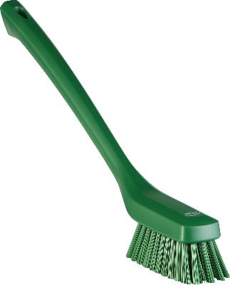 Vikan - 4185 - Narrow Cleaning Brush with Long Handle, 420mm, Hard