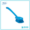 Vikan - 4186 - Washing Brush with Long Handle, 415mm, Hard