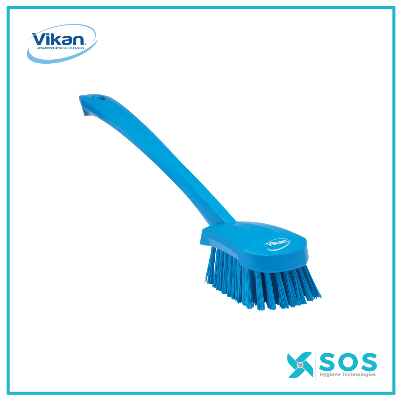 Vikan - 4186 - Washing Brush with Long Handle, 415mm, Hard