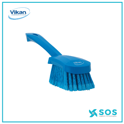 Vikan - 4194 - Washing Brush with Short Handle, 270mm, Soft/Split
