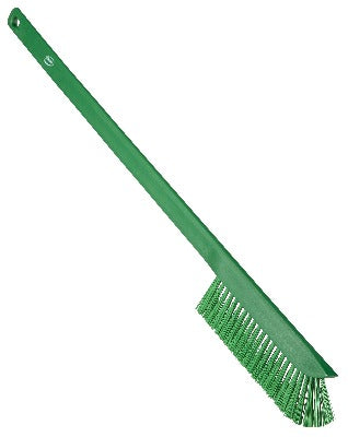 Vikan - 4197 - Ultra-Slim Cleaning Brush with Long Handle, 600mm Medium