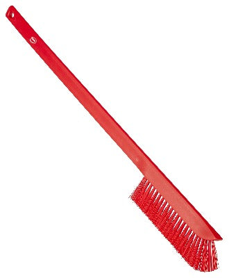 Vikan - 4197 - Ultra-Slim Cleaning Brush with Long Handle, 600mm Medium