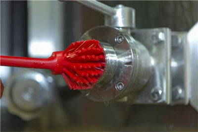 Vikan - 4237 - Dish Brush with Scraping Edge, 280mm, Medium