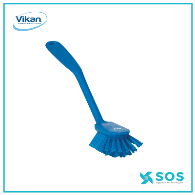 Vikan - 4237 - Dish Brush with Scraping Edge, 280mm, Medium