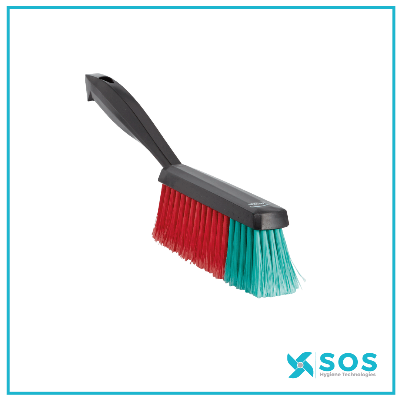 VIKAN - 450252 - Hand Brush W/Short Handle, 330mm, Soft, Black