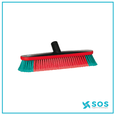 VIKAN - 475752 - Vehicle Brush, W/Fed, 370mm, Soft/Split, Black