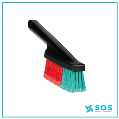 VIKAN - 525452 - Vehicle Brush, W/Fed (C), 360mm, Soft/Split, Black