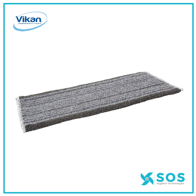 547640 Vikan DampDry 31 microfiber mop, Hook & loop, 40 cm