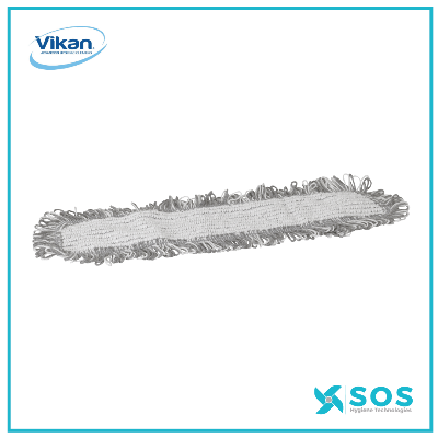 Vikan - 548549 - Damp 47 Microfiber Mop, Hook & Loop, 40cm. (Pack of 5)