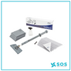 Vikan - 549101 - Easy-Shine Kit with Flexible Mop Frame, Grey