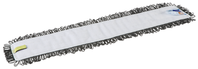 Vikan - 549569 - Damp 42 Dark Microfiber Mop, Hook & Loop, 60cm, Grey. (Pack of 5)