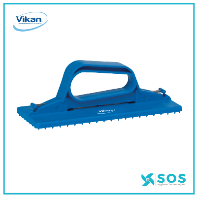 Vikan 55103 Pad holder Hand model, 230 mm Blue