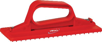 Vikan 55104 Pad holder Hand model, 230 mm Red