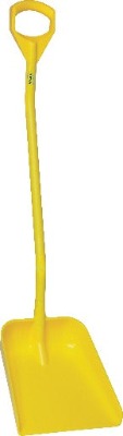Vikan 56013 Ergonomic shovel, 380 x 340 x 90 mm, 1310 mm Yellow