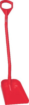 Vikan 56113 Ergonomic shovel, 340 x 270 x 75 mm, 1280 mm Red