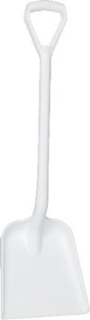 Vikan 56253 Shovel, Metal Detectable, D Grip, 327 x 271 x 50 mm, 1040 mm White