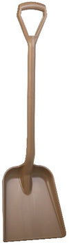 Vikan 56253 Shovel, Metal Detectable, D Grip, 327 x 271 x 50 mm, 1040 mm Brown