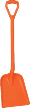 Vikan 56253 Shovel, Metal Detectable, D Grip, 327 x 271 x 50 mm, 1040 mm Orange